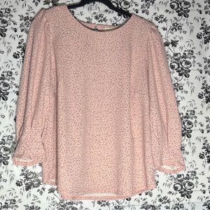 Mellóday pink patterned dress shirt